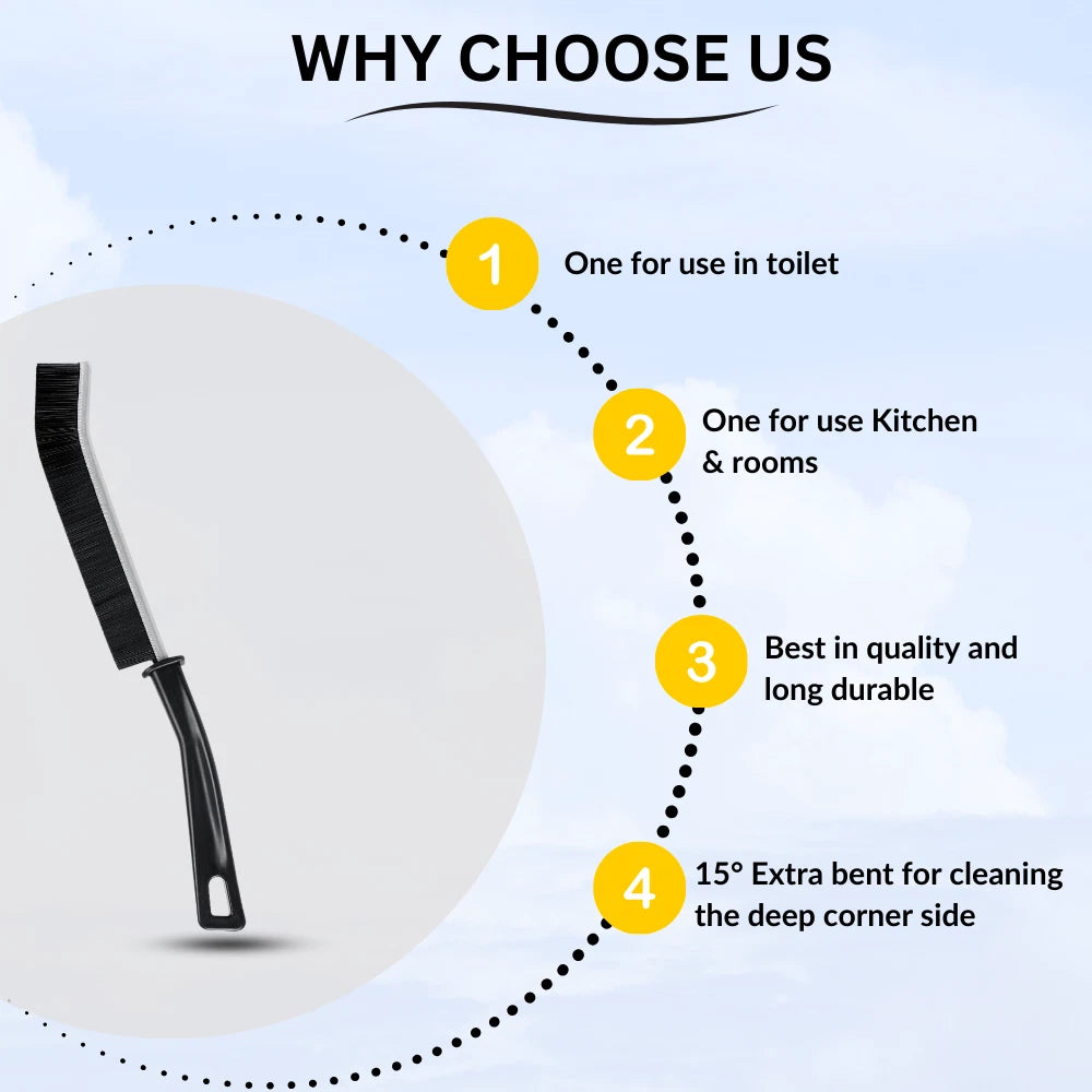 Slim Crevice Cleaning Brushes — 3 Pack — alternate product view 5