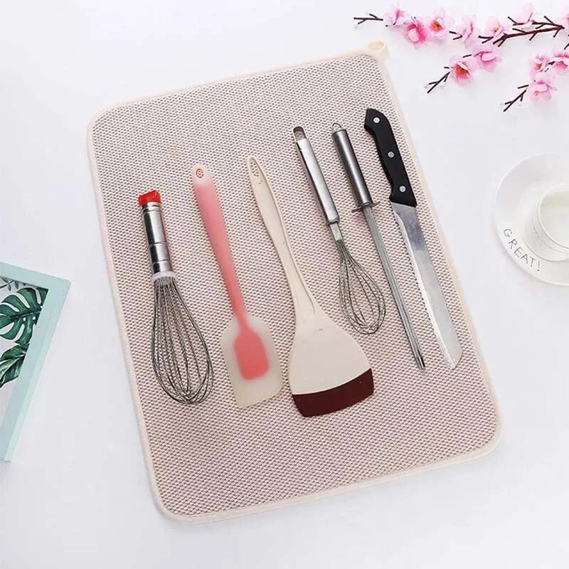 Large Microfibre Dish Drying Mat — 50 × 38 cm — alternate product view 14