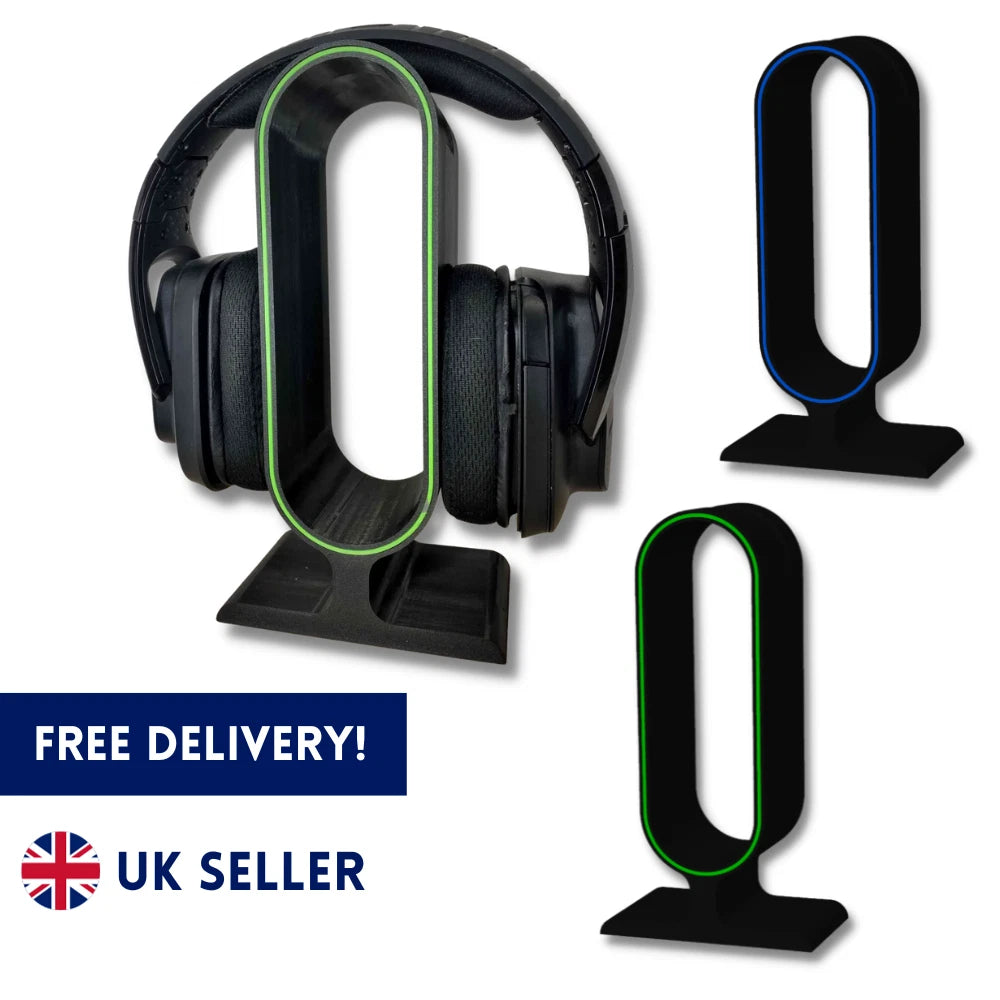 Freestanding Headphone or Headset Stand — on a clean white background