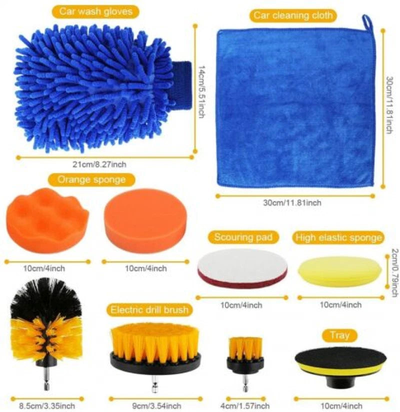 26-Piece Soft-Bristle Car Detailing Tool Set — alternate product view 3