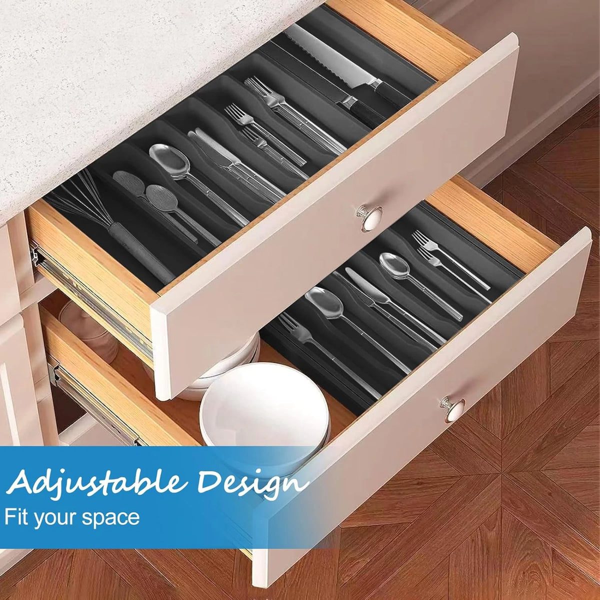 Expandable Cutlery Drawer Tray — 6 to 8 Sections — alternate product view 6