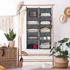 Hanging Wardrobe Shelf Organiser — 5 Tier — alternate product view 4