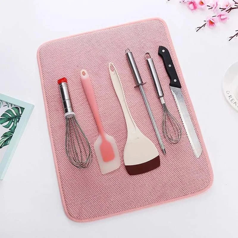 Large Microfibre Dish Drying Mat — 50 × 38 cm — alternate product view 16