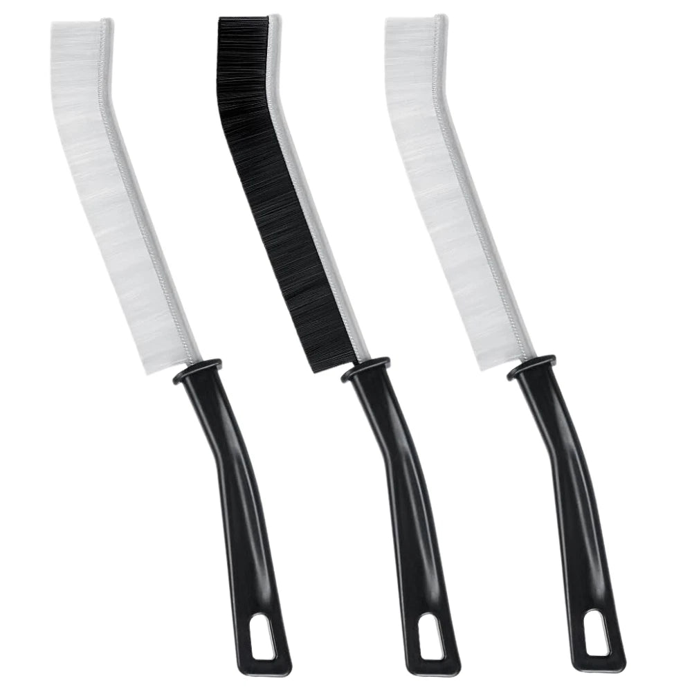 Slim Crevice Cleaning Brushes — 3 Pack — on a clean white background
