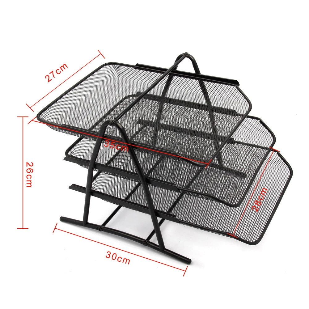 Metal Mesh A4 Desk File & Document Organiser — alternate product view 3