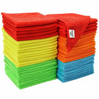 Reusable Microfibre Cleaning Cloths — 10 or 20 Pack — 10 Pack — on a clean white background