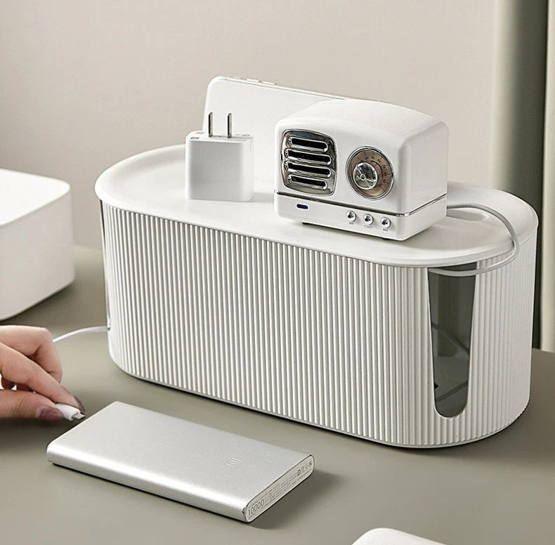Cable Tidy Storage Box with Lid — alternate product view 11