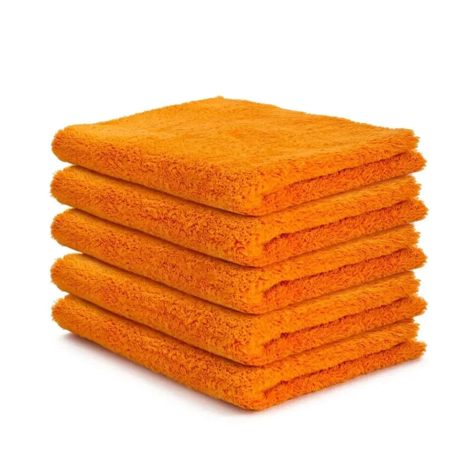 Edgeless Microfibre Car Detailing Cloths — 10 Pack — on a clean white background