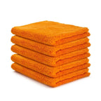 Edgeless Microfibre Car Detailing Cloths — 10 Pack — on a clean white background