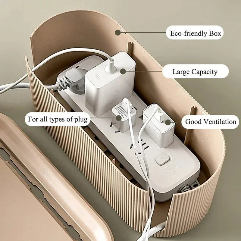 Cable Tidy Storage Box with Lid — alternate product view 9