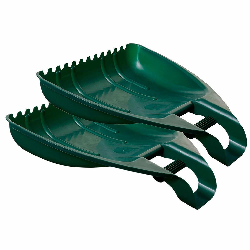 Large Garden Leaf Grabbers — Pair — on a clean white background