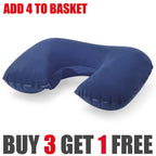 Inflatable Travel Neck Pillow with Soft Cover — alternate product view 4