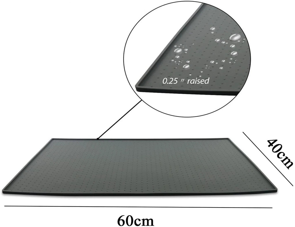 Large Raised-Edge Pet Feeding Mat for Food & Water Bowls — alternate product view 7