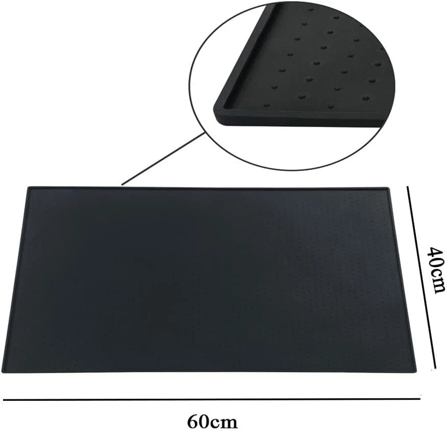 Large Raised-Edge Pet Feeding Mat for Food & Water Bowls — alternate product view 4