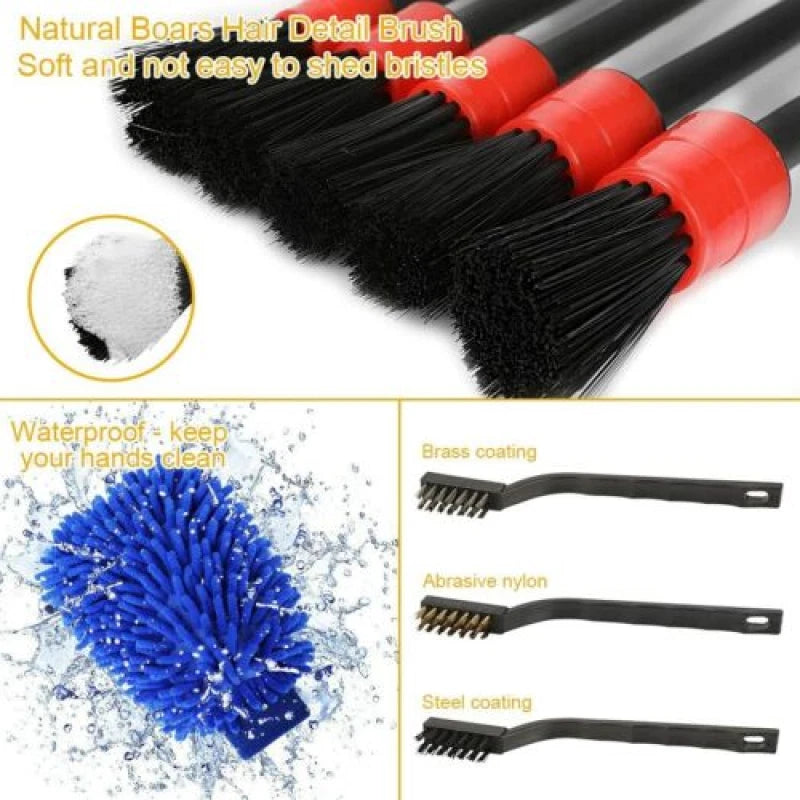 26-Piece Soft-Bristle Car Detailing Tool Set — alternate product view 7
