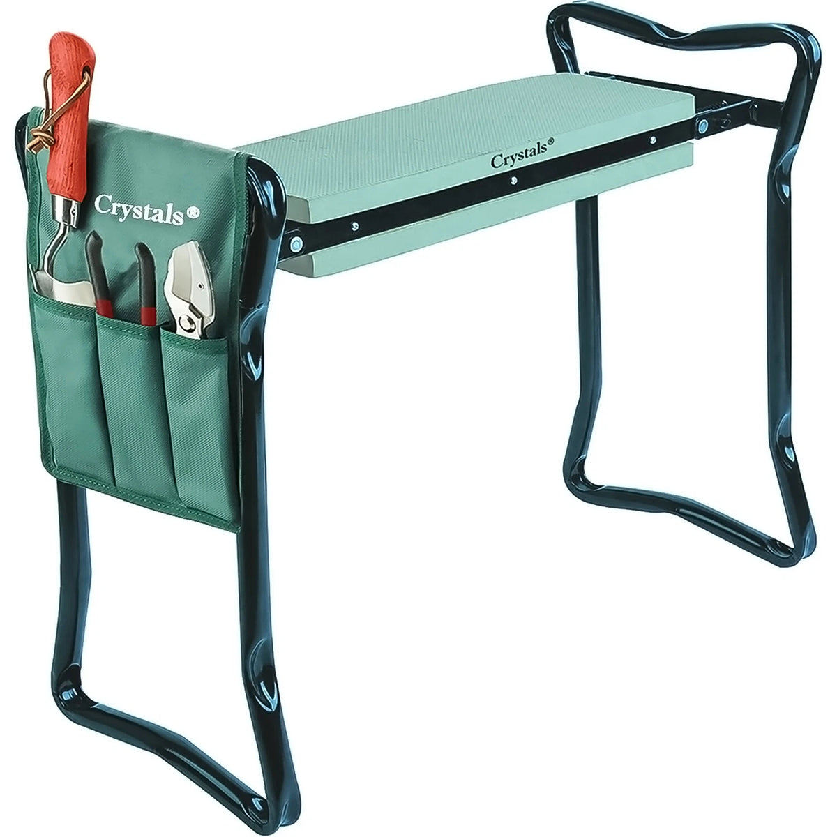 Folding Garden Kneeler & Seat with Tool Pouch — alternate product view 3