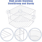 Three-Tier Corner Cupboard Plate Rack — alternate product view 6