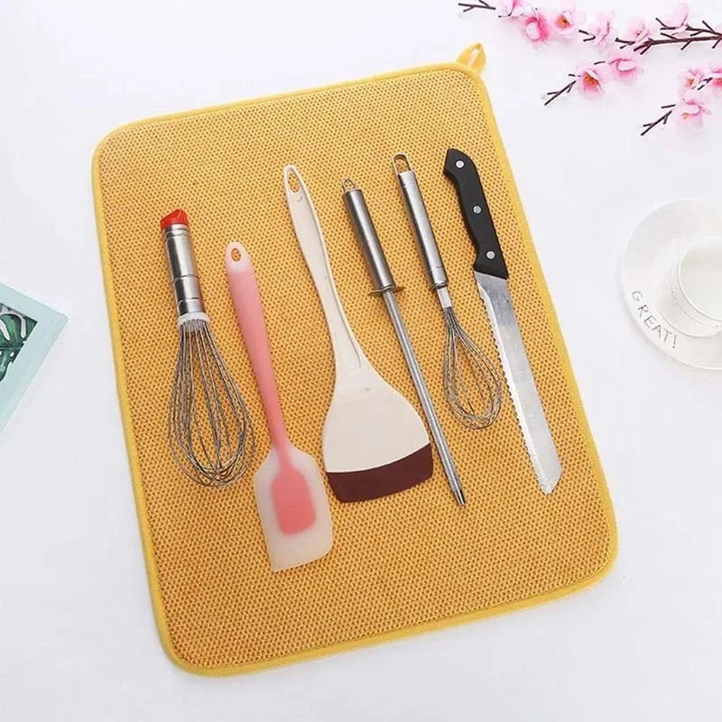 Large Microfibre Dish Drying Mat — 50 × 38 cm — alternate product view 18