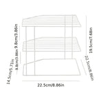 Three-Tier Corner Cupboard Plate Rack — alternate product view 14