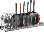 Duplicate Review — Expandable Pan & Lid Organiser Rack — 10 Dividers — alternate product view 4