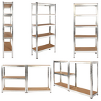 5 Tier Racking Shelf Heavy Duty Garage Shelving Storage Shelves Unit, 3 sizes — alternate product view 9