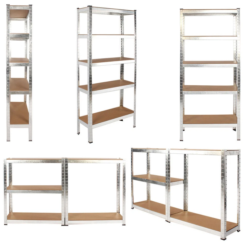 5 Tier Racking Shelf Heavy Duty Garage Shelving Storage Shelves Unit, 3 sizes — alternate product view 9