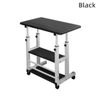 3 Tier Adjustable Laptop Computer Desk — Black — product view