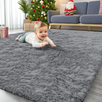 Fluffy Rugs Large Shaggy Rug Bedroom Living Room Anti Slip Soft Carpet — alternate product view 11