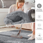 Fluffy Rugs Large Shaggy Rug Bedroom Living Room Anti Slip Soft Carpet — alternate product view 13