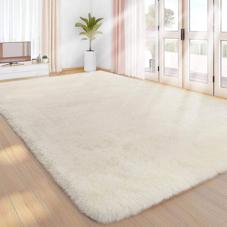 Fluffy Rugs Large Shaggy Rug Bedroom Living Room Anti Slip Soft Carpet — alternate product view 14