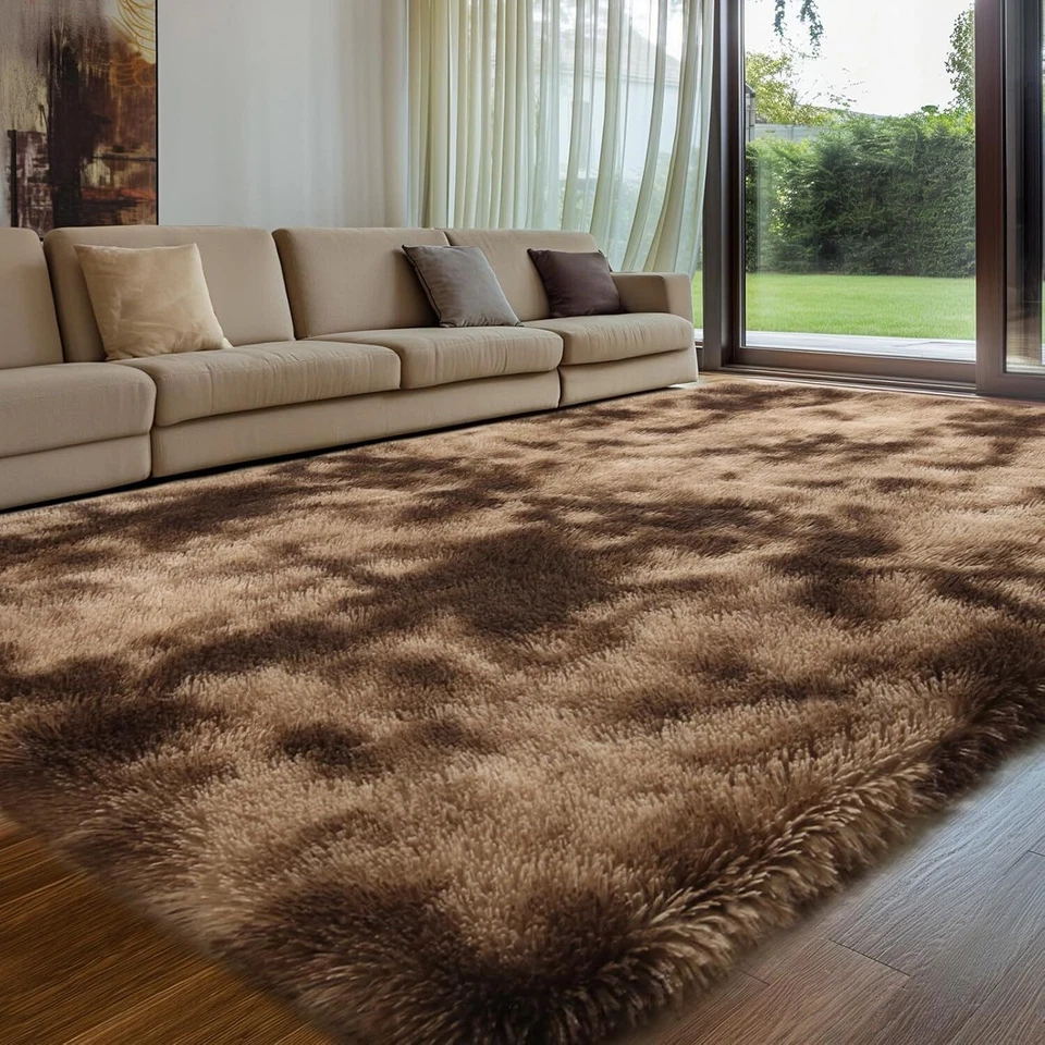 Fluffy Rugs Large Shaggy Rug Bedroom Living Room Anti Slip Soft Carpet — alternate product view 17