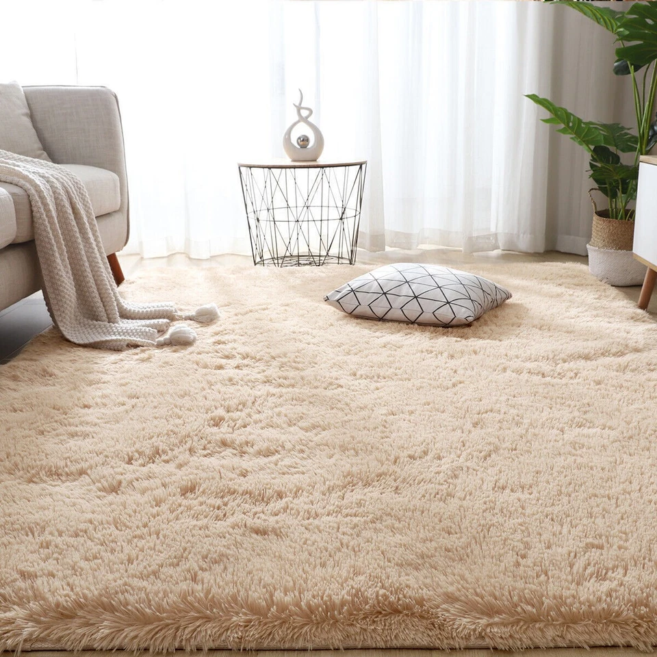 Fluffy Rugs Large Shaggy Rug Bedroom Living Room Anti Slip Soft Carpet — alternate product view 20