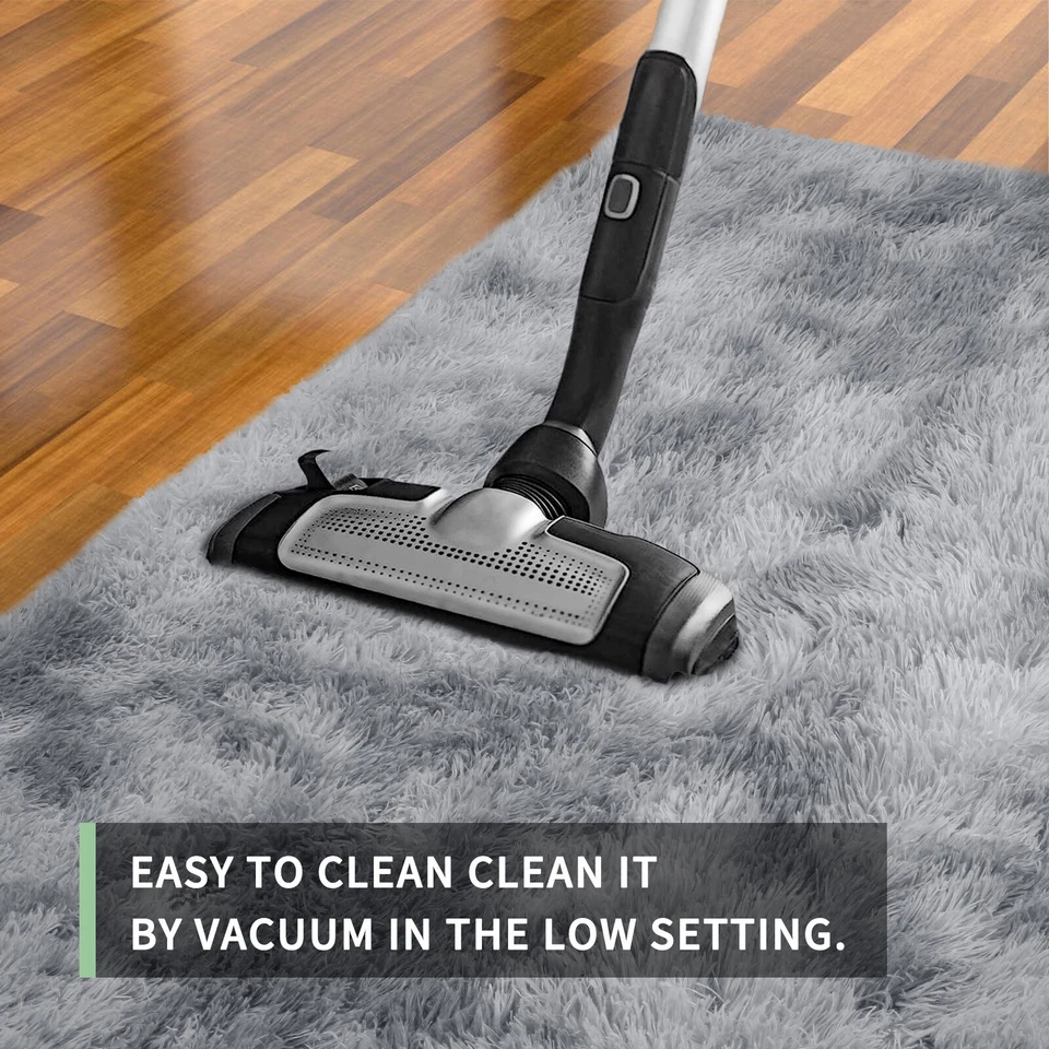 Fluffy Rugs Large Shaggy Rug Bedroom Living Room Anti Slip Soft Carpet — alternate product view 4