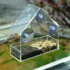 Window bird feeder dimensions and fitting details